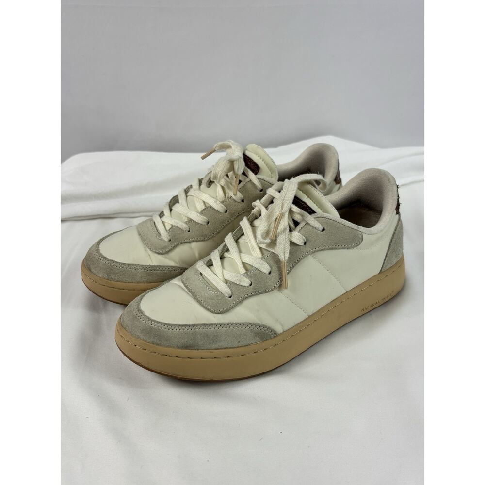 Woden May Sneakers Whisper White Cream Suede 8 Comfort Cork Insole